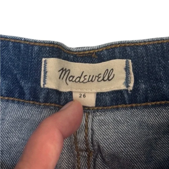 Madewell The Rilee Denim Midi Skirt Size 26 - Picture 2 of 7